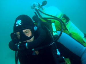 Rod at one with ze ocean