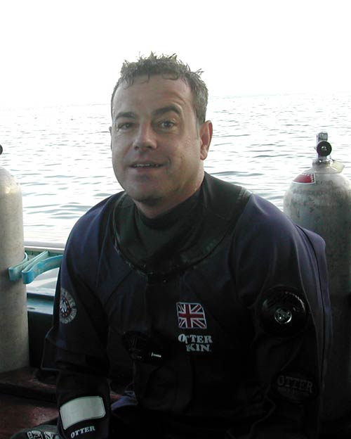 looking haggard after the dive