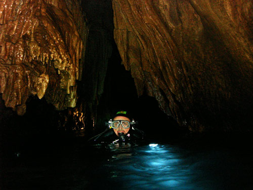 Paul inspecting whale molars