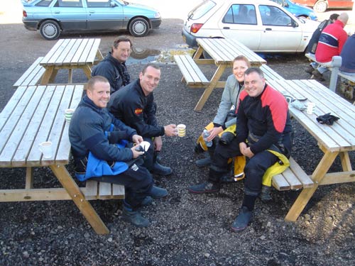 Homeless dive pros in Chepstow - Big Issue anyone?