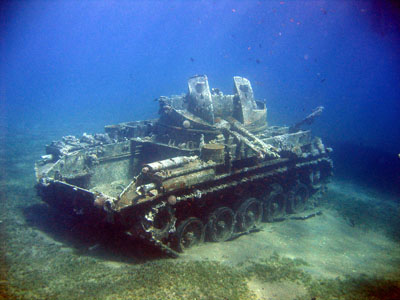 Amphibious Tank for sale - needs tlc and WD40!