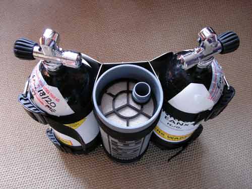 Pelagian scrubber / x-plate / twin 5 litre tanks